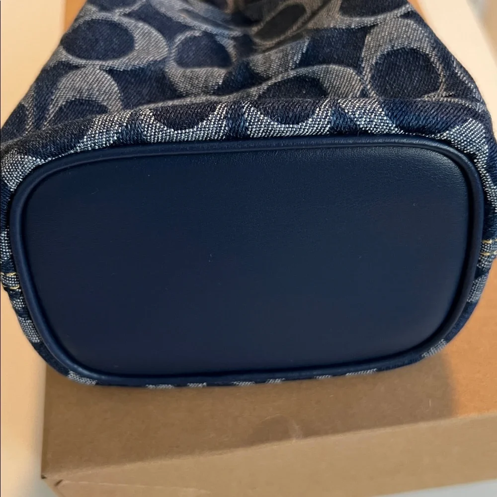 Coach Denim Blue and Tan Mini Bag NWT
Sold out!!! - Picture 8 of 16